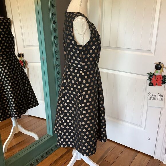 Talbots Holiday Party Dress 🖤💛🥰 - Picture 3 of 8